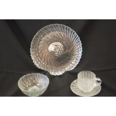 Dish -   Clear Swirl 